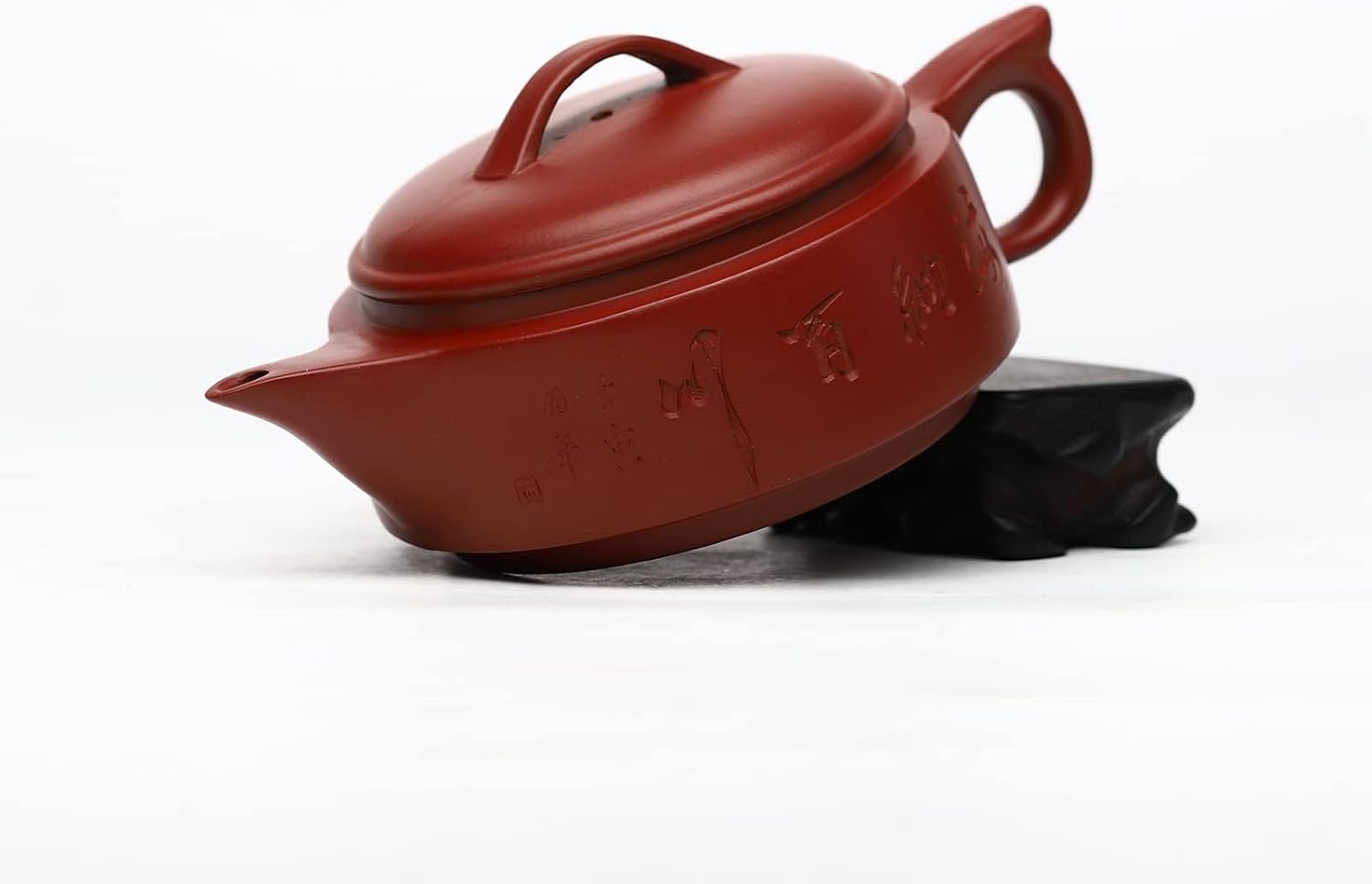 SILINE Zisha – Tetera de 6.9 onzas, tetera china auténtica de arcilla Yixing hecha a mano con filtro, cafetera de té de hojas sueltas Kung Fu