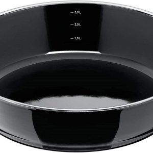 Silit Sartén para asar sin revestimiento Ø 11.0 in, color negro, profesional, fabricado en Alemania, borde de vertido de acero inoxidable, mango de Silit Sartén para asar sin revestimiento Ø 11.0 in, color negro, profesional, fabricado en Alemania, borde de vertido de acero inoxidable, mango de