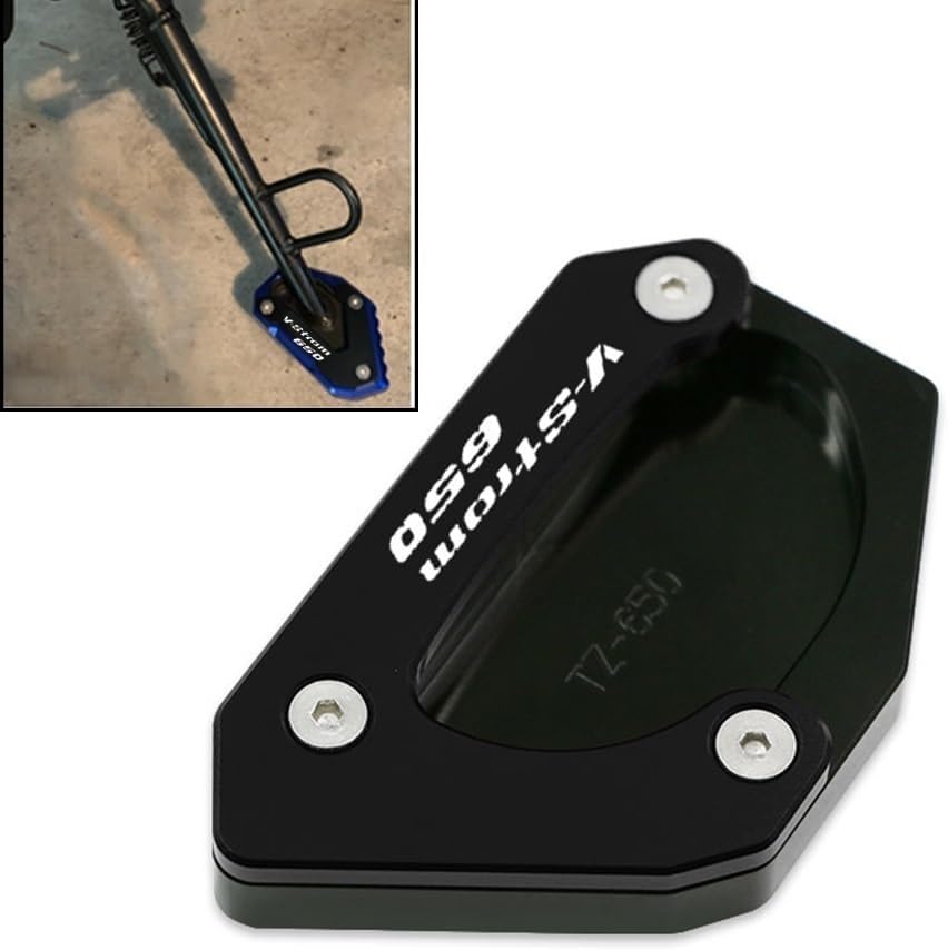 Soporte lateral de motocicleta para Suzuki V-Strom 650 XT VSTROM Dl 650 DL650 V STROM650 2004-2023 Accesorio de motocicleta Soporte lateral