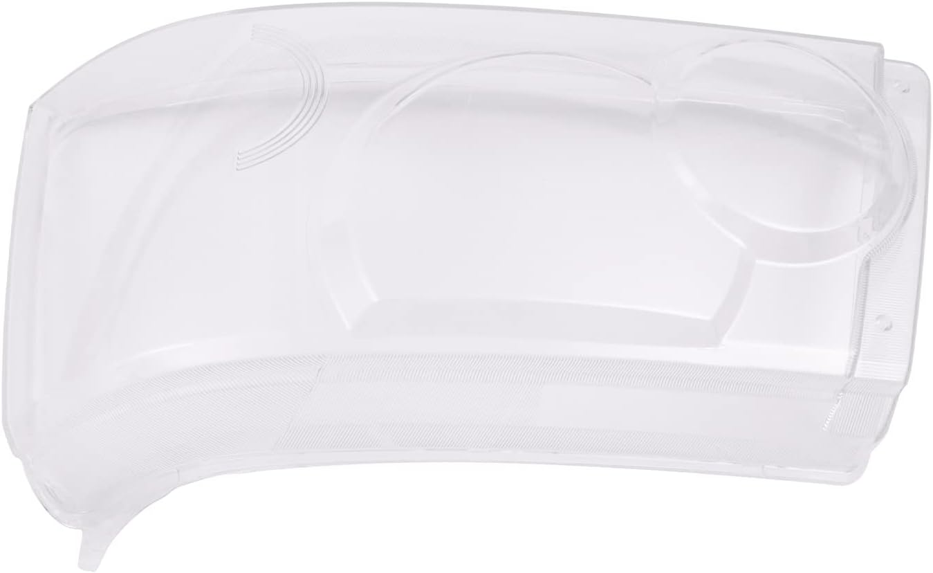 1 par de cubiertas de lente de faros delanteros izquierdo y derecho para faros delanteros de automóvil, carcasa de policarbonato compatible con Land