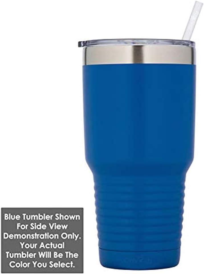 PROUD ARMY MOM GREEN Vaso de bebida de 30 oz con pajita  Taza de viaje grabada con láser con citas divertidas  Comparar con Yeti Rambler  Idea de