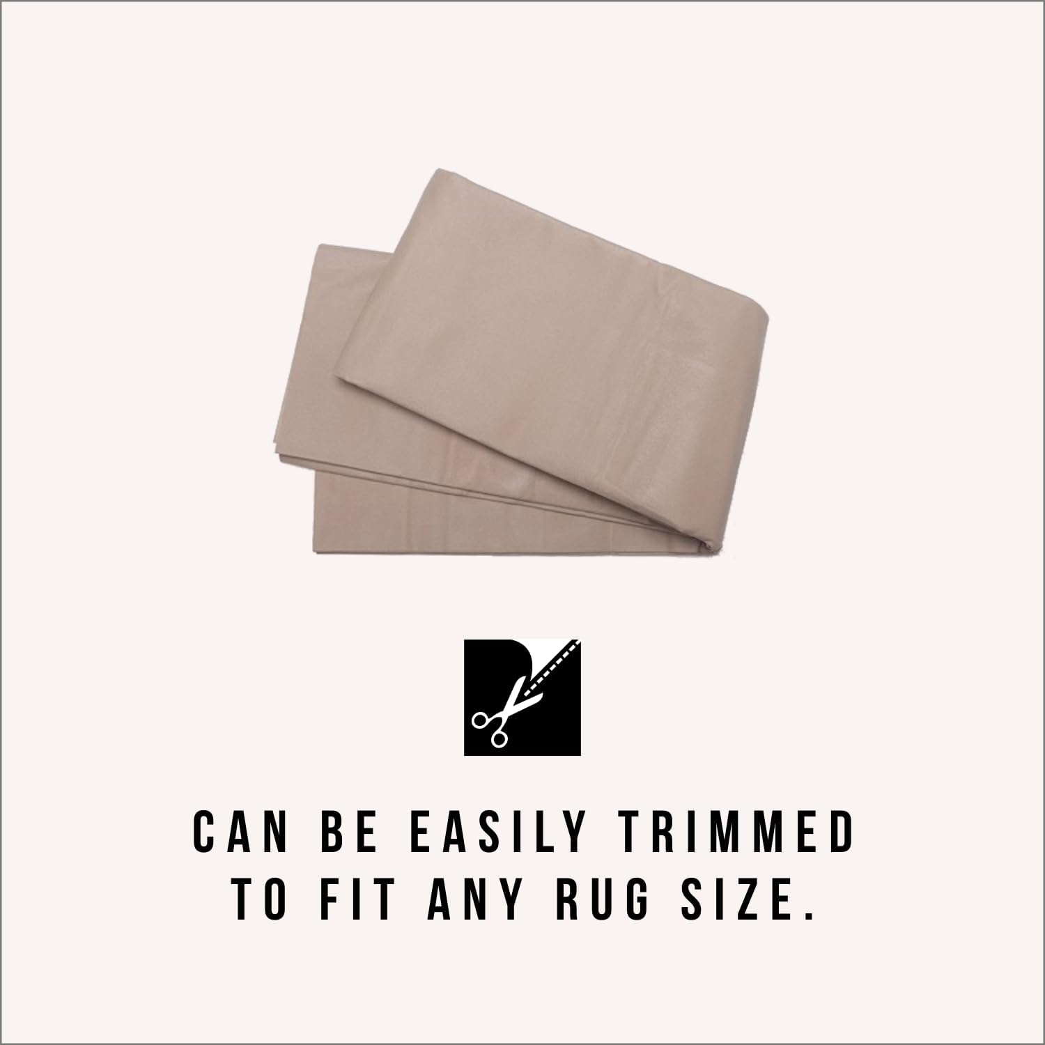 Grip-It Almohadilla antideslizante de agarre sólido para alfombras de área y alfombras de pasillo, agarre acolchado para suelos de madera dura, 2 x