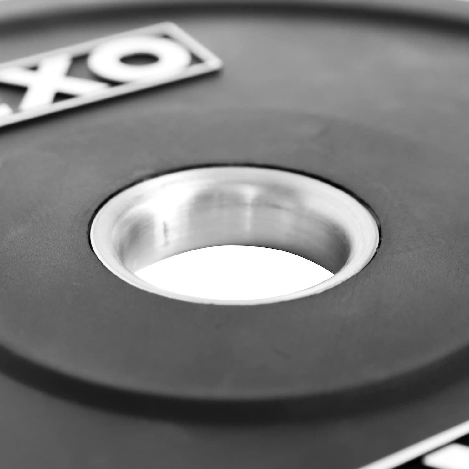 NEXO – Par de discos de goma para parachoques de 5 libras, acabado mate de alta calidad, 2 placas de peso de entrenamiento cruzado de 5 libras