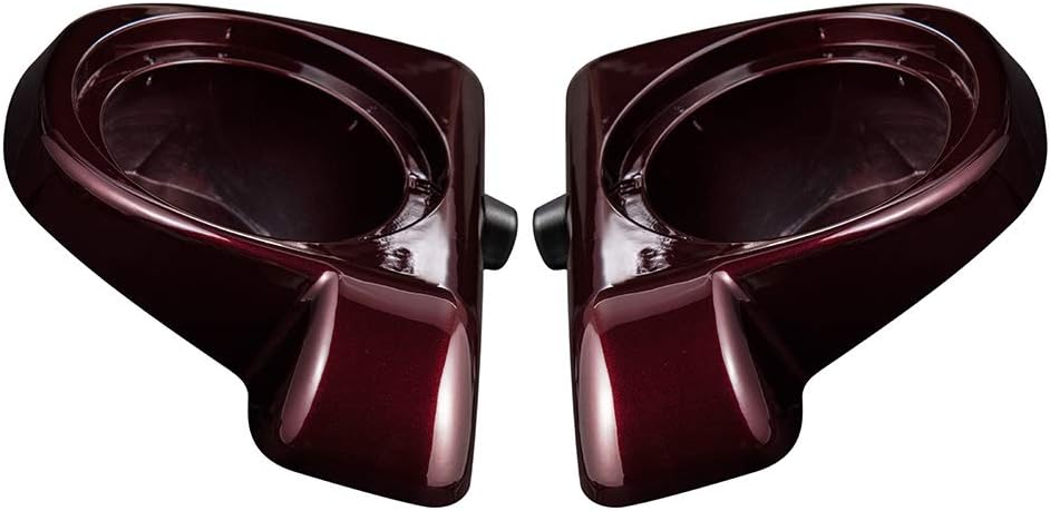 Moto Onfire Twisted Cherry – Cápsulas de altavoz de carenado inferior de 6.5 pulgadas para Harley Touring Road Glide Street Glide 2014 2015 2016