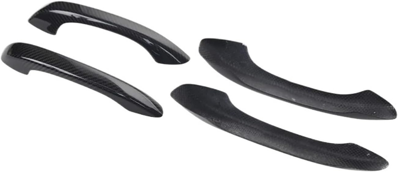 4pcs Carbon Fiber Door Handle Cover Trim Compatible with Porsche Macan 2014-2020 Door Handle Cover Car Accessory