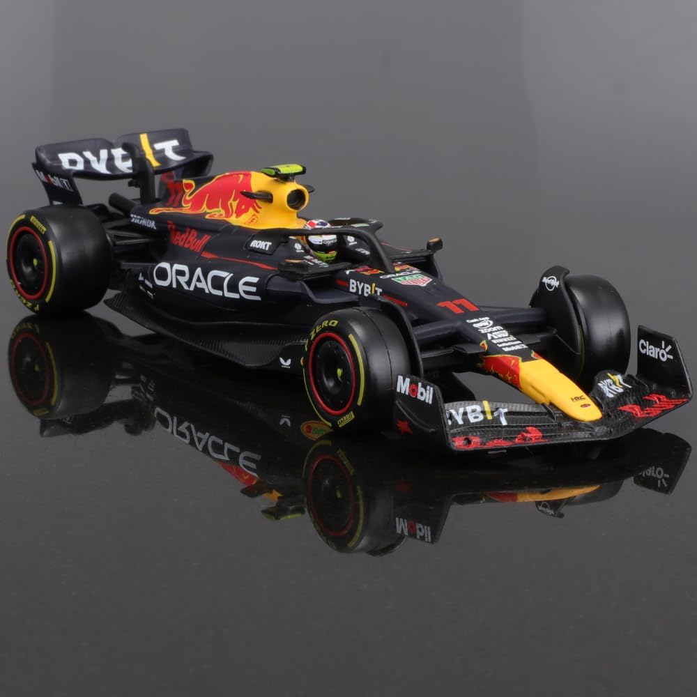 Bburago 143 2023 F1 Red Bull RB19 No. #11 Sergio Pérez Ferrari Mercedes Formula Racing Aleación Coche Diecast Modelo (RB19 No.#11 WDriver)
