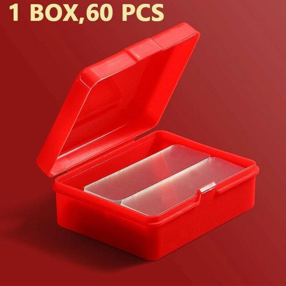 Cinta de doble cara, 60 cintas de montaje extraíbles multiusos, cinta adhesiva fuerte transparente, impermeable, cinta de montaje de doble cara para