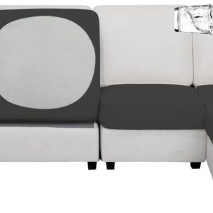 Easy-Going Fundas de cojín 100% impermeables de 4piezas para sofá, seccional izquierdo y derecho en forma de L, funda antideslizante para sofá, Easy-Going Fundas de cojín 100% impermeables de 4piezas para sofá, seccional izquierdo y derecho en forma de L, funda antideslizante para sofá,