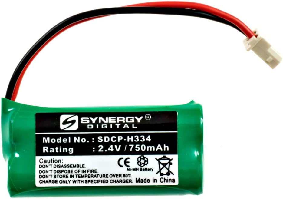 Synergy Digital Batería de teléfono inalámbrica, compatible con Vtech CS6929-2 inalámbrico, (Ni-MH, 2.4V, 750 mAh) ultra alta capacidad, compatible