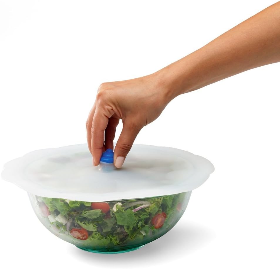 Chef’n Cloud Cover – Tapa universal de silicona para macetas, 11 pulgadas, FrostPacific