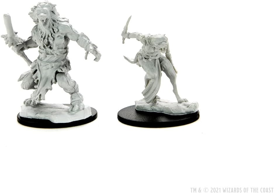 Magic The Gathering Miniaturas sin pintar Nacatls salvajes