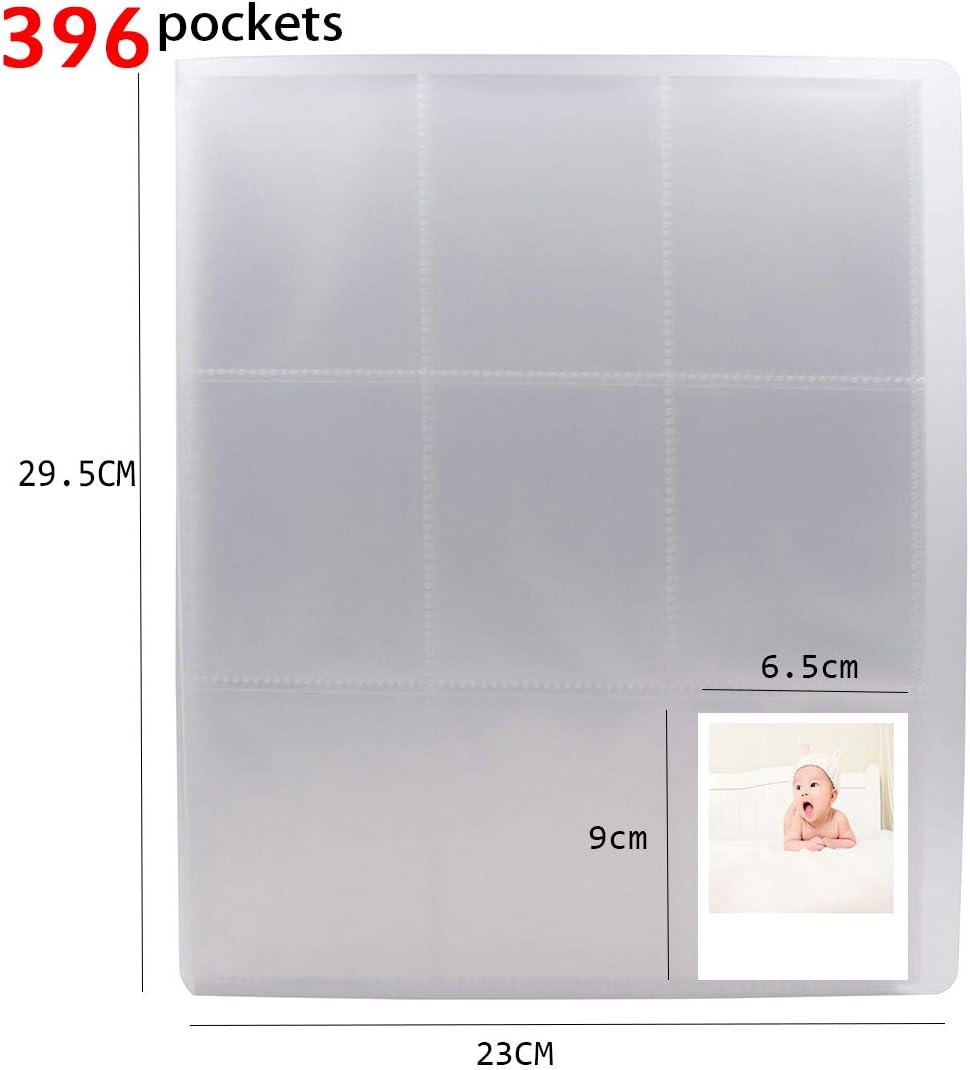 FCDYLBD – Mini álbum de fotos de 432 bolsillos para Fujifilm Instax Mini 7s 8 8+ 9 25 26 50s 70 90, tarjeta de nombre e imágenes de 3 pulgadas