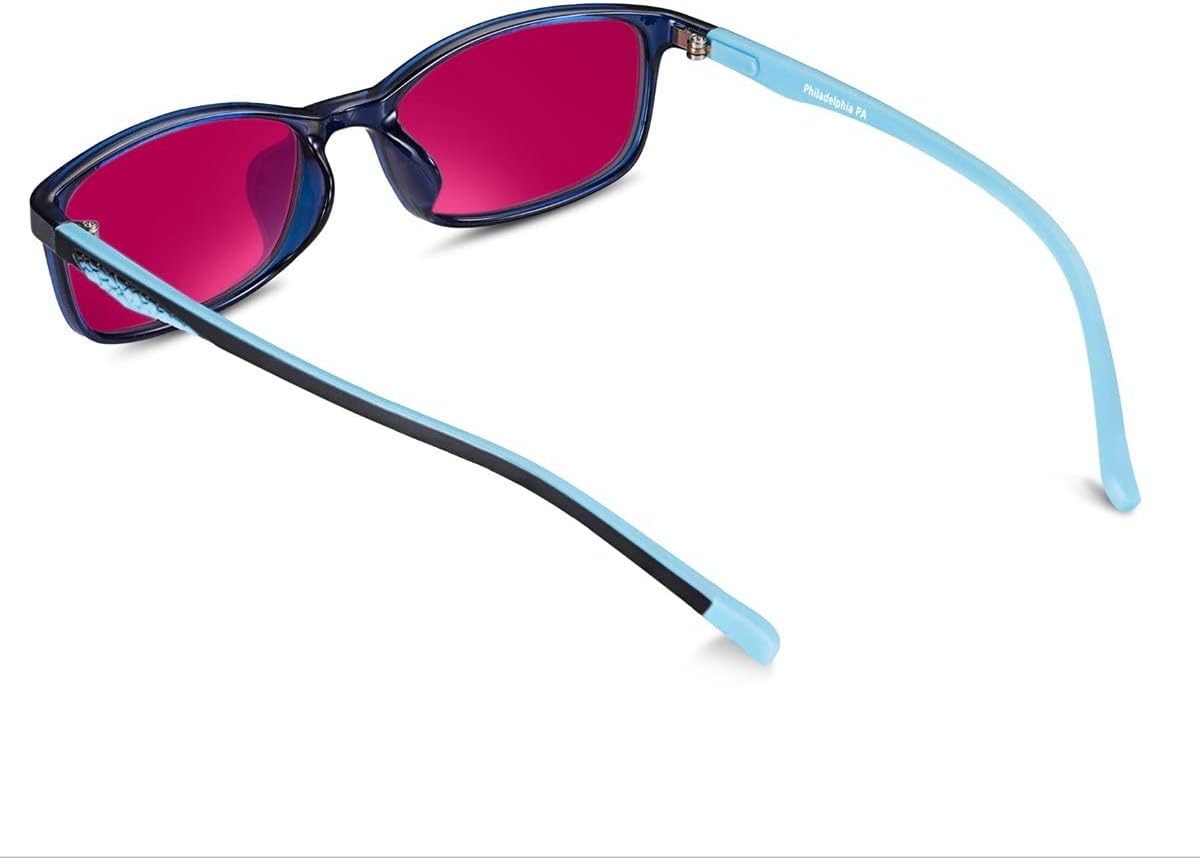 Pilestone TP-030 Lens B – Lentes para daltónico de color para niños de 10 años de edad, para ceguera roja y verde severa para uso en interiores y