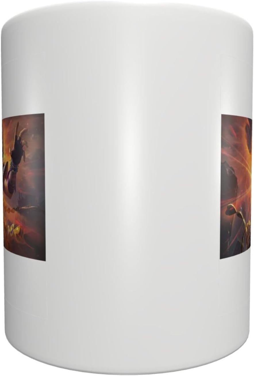 Saint Seiya Mug Classic 11oz Blanco Eco Friendly Patrón de cerámica Taza de café personalizada Taza de té