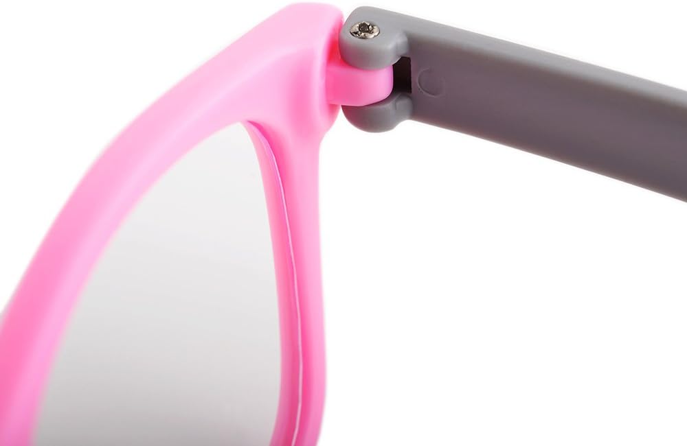 Lentes rectangulares digitales con bloqueo de luz azul para niños y niñas de 5 a 12 años