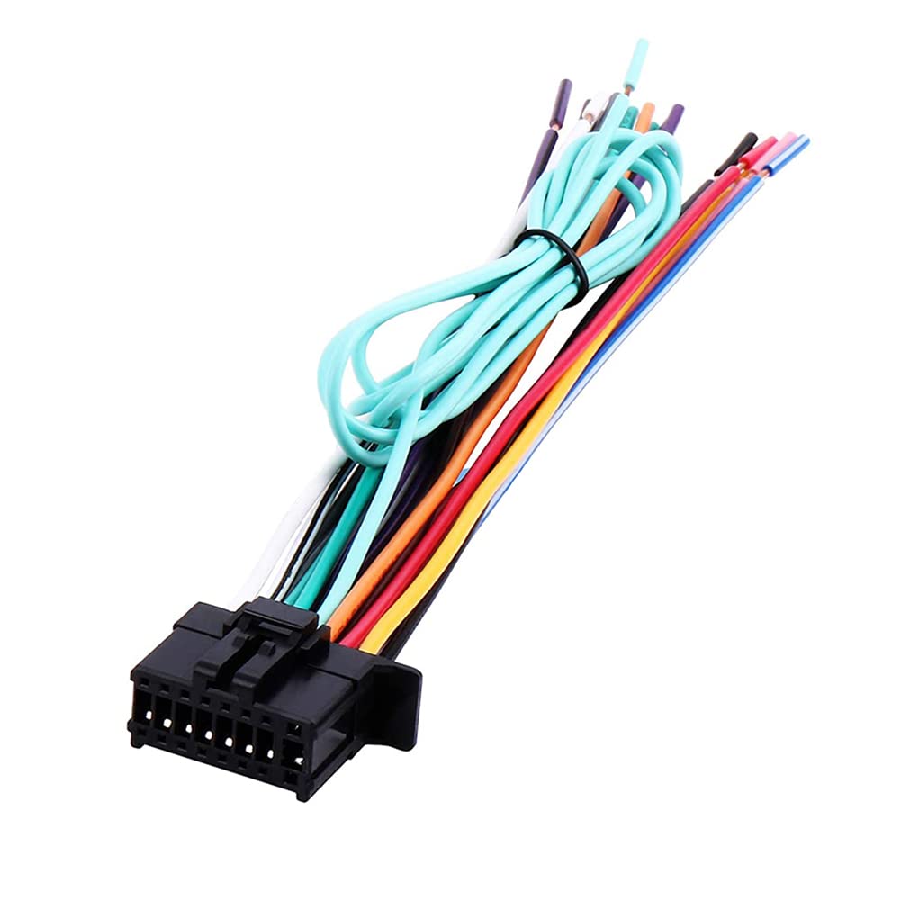 E-Car Connection – Enchufe de arnés de cable de altavoz estéreo para PioneerPremier Aftermarket DVD Nav Radio DEH-X2700UI, AVH4000NEX, AVH4100NEX,
