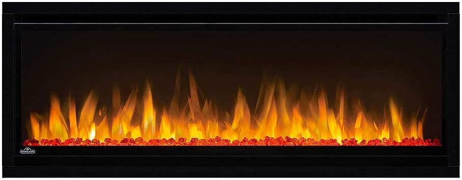 Napoleon Alluravision-NEFL42CHS-Slim – Chimenea eléctrica para colgar en la pared, 42 pulgadas delgada, color negro