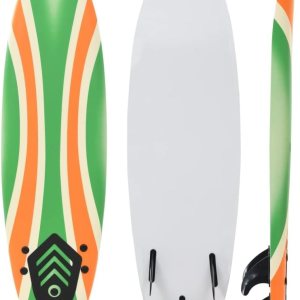 Tabla de surf de playa, tabla de surf ultraligera de 66.9 pulgadas de largo con cubierta XPE Tabla de surf de playa, tabla de surf ultraligera de 66.9 pulgadas de largo con cubierta XPE