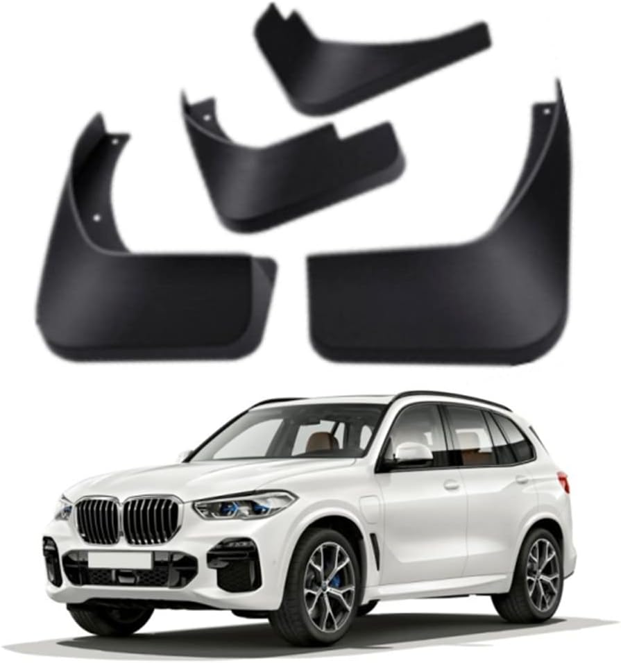 Kit de aletas de barro para BMW X5 G05 M-Sport 40i50iM50i M-Sport 2020 2021 2022 2023 Juego de 4 piezas de guardabarros delantero y trasero TOPGRIL