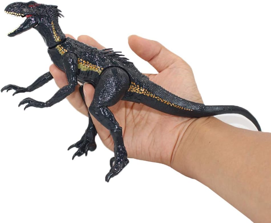 Juguete de dinosaurio Jurásico, figura de dinosaurio World Indoraptor, figura de acción de velociraptor, modelo animal para niños y niños, 5.9 in