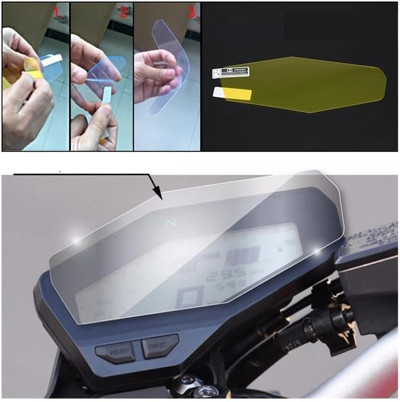 Dashboard Screen Protector For YAM&AHA MT09 FZ09 MT-09 FZ-09 2013 2014 2015-2020 Motorcycle Blu-ray Cluster Screen Scratch Protection Film
