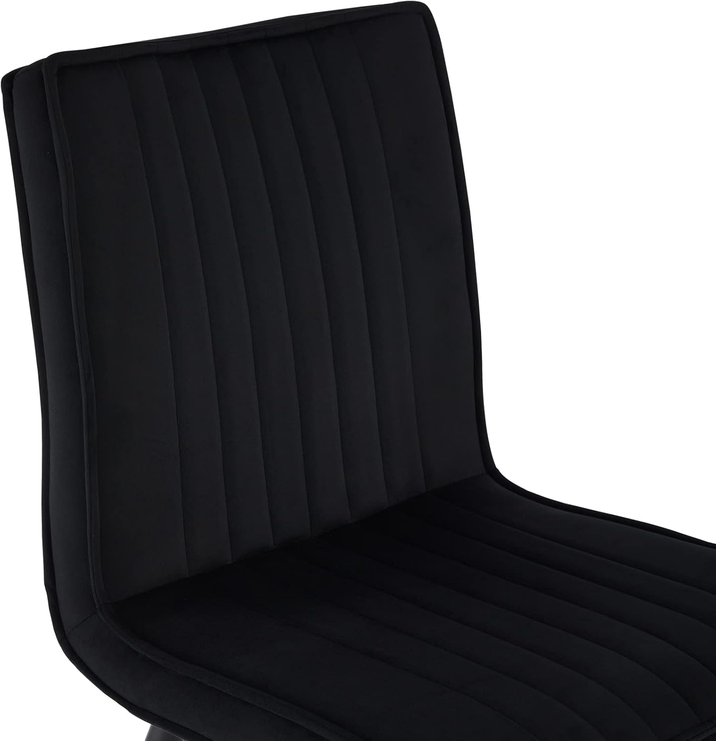 TUKAILAi Juego de 4 sillas de comedor de terciopelo, sillas de cocina tapizadas con respaldo y patas de metal fuertes, silla de ocio para sala de