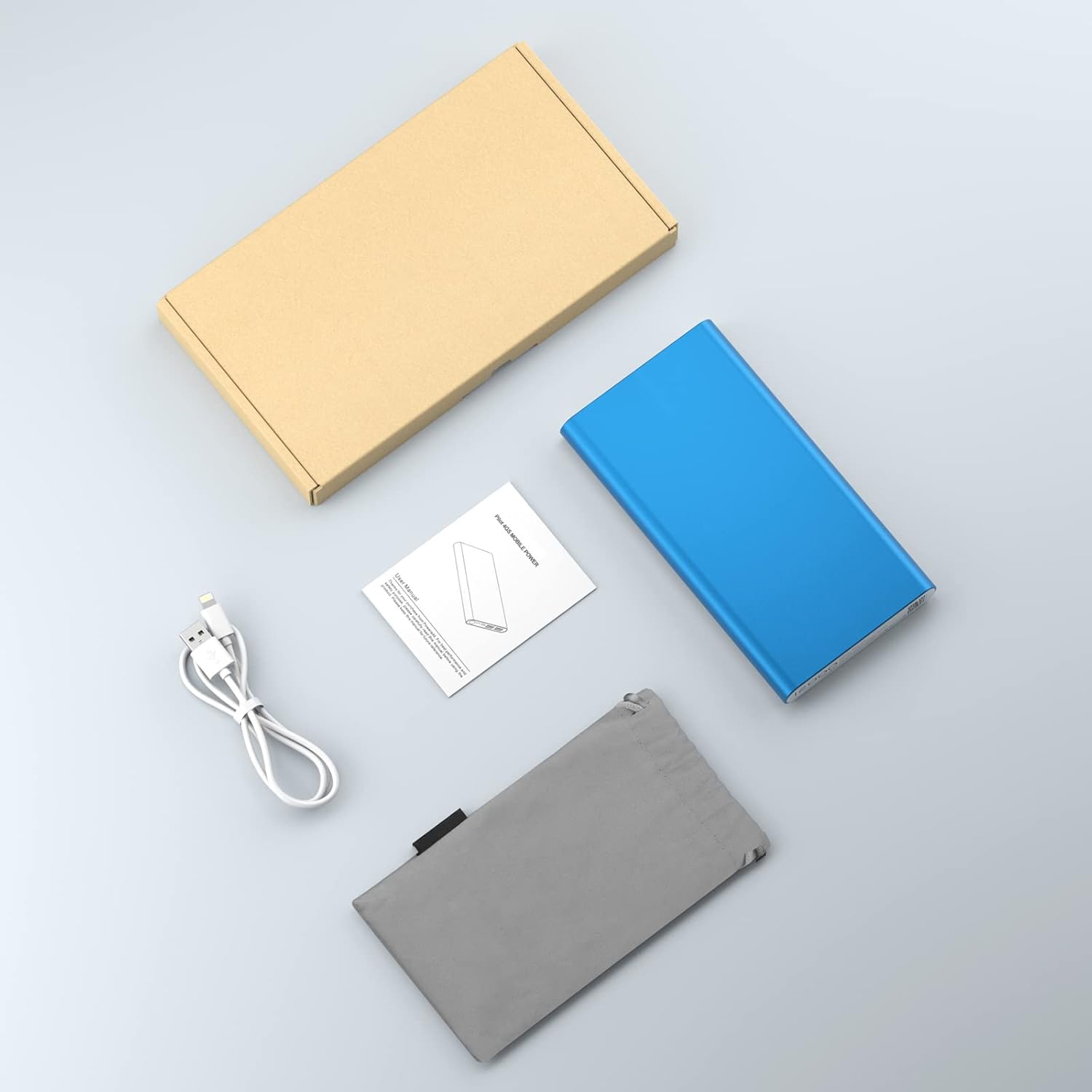 Pilot 4GS – Cargador portátil, cargador de batería de carga rápida de 12000 mAh, batería de salida de alta velocidad dual de 3 A, compatible con