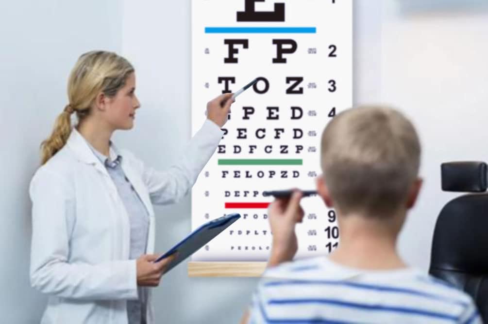 Paquete de 3 ocluidores de mano para prueba de visión, herramienta portátil de examen oftálmico de alta calidad para oftalmólogos, ortopistas y