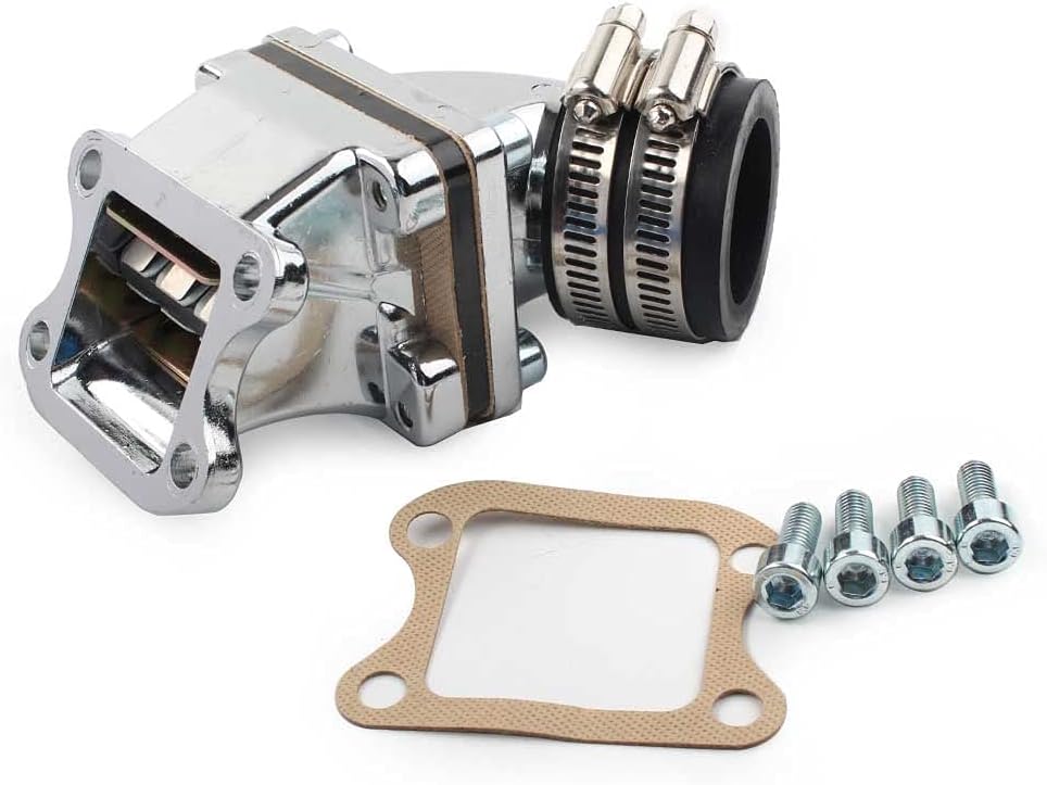 FSFY – Repuesto de junta de interfaz de válvula de entrada de carburador de motocicleta negro para HONDA DIO 50182728, carburador de período, DIO 50