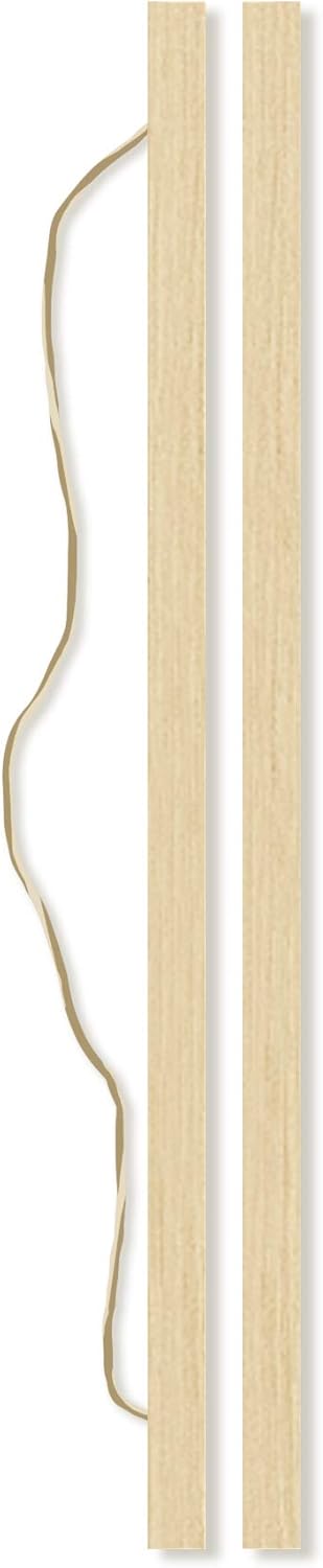Trends International Disney Wish – Póster de pared Asha, 22.37 x 34.00 pulgadas, paquete de impresión y colgador de madera de haya