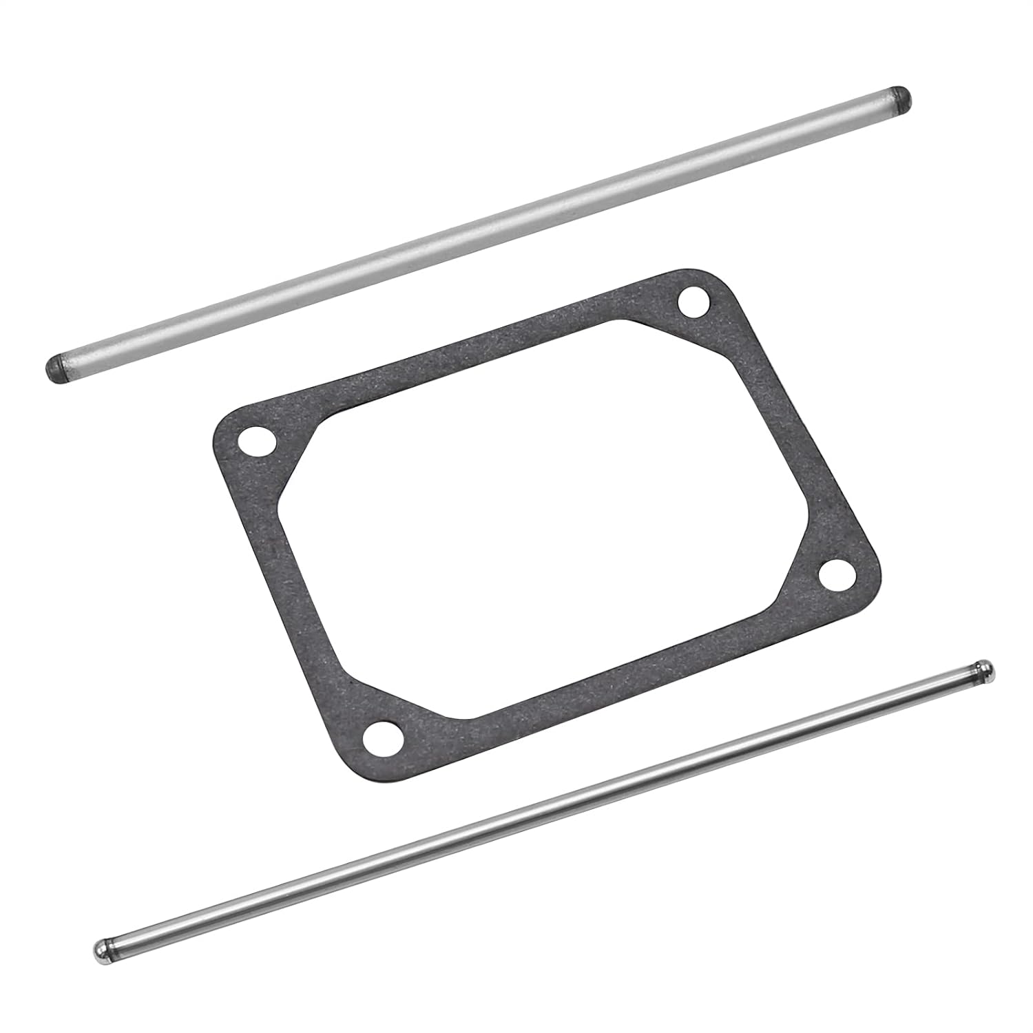 Juego de varillas de empuje con tapa de válvula de repuesto para B & S 690981 690982 Acero y aluminio
