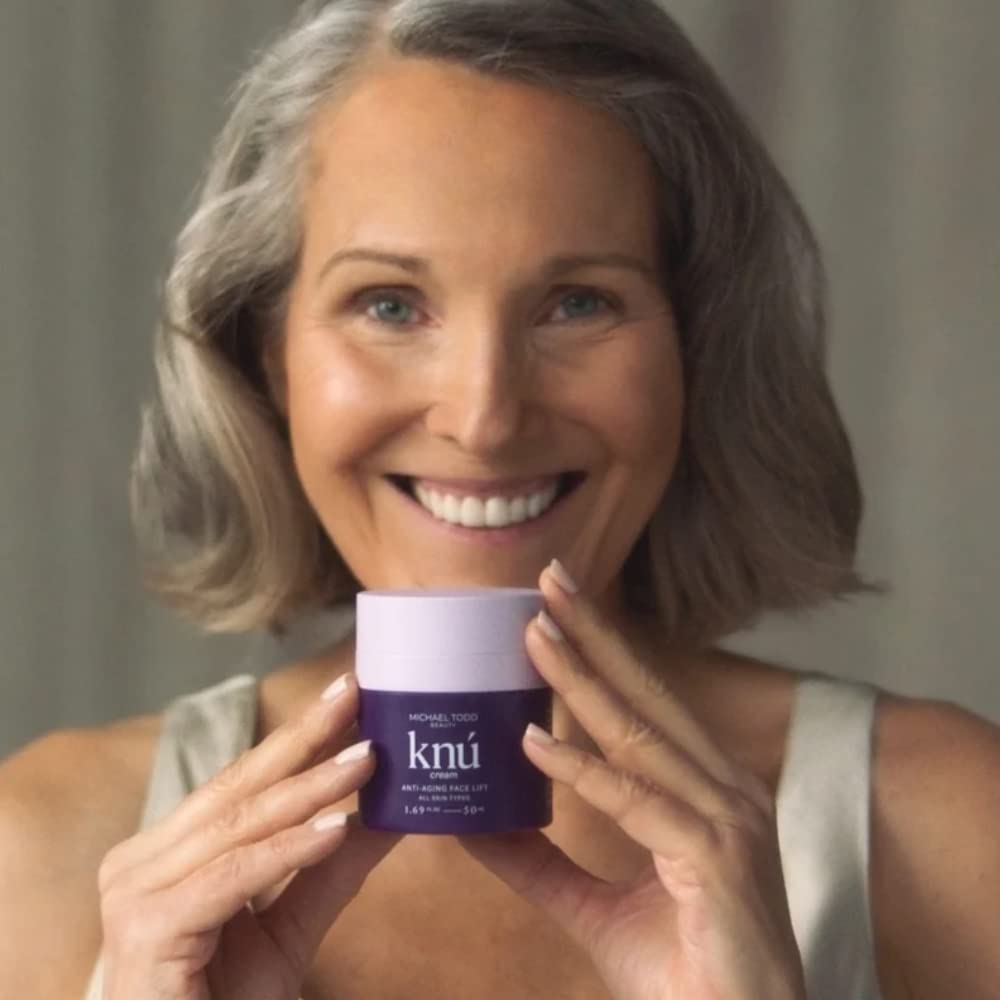 MICHAEL TODD Crema Beauty KNU  Crema para levantar la cara, aclarar y tensar  Para Hidratar y Rejuvenecer  Con Bakuchiol, Péptidos y Secreción de
