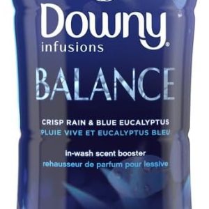 Downy Infusiones – Cuentas potenciadoras de aroma para lavar, equilibrar, lluvia crujiente y eucalipto azul, 18.2 onzas Downy Infusiones – Cuentas potenciadoras de aroma para lavar, equilibrar, lluvia crujiente y eucalipto azul, 18.2 onzas