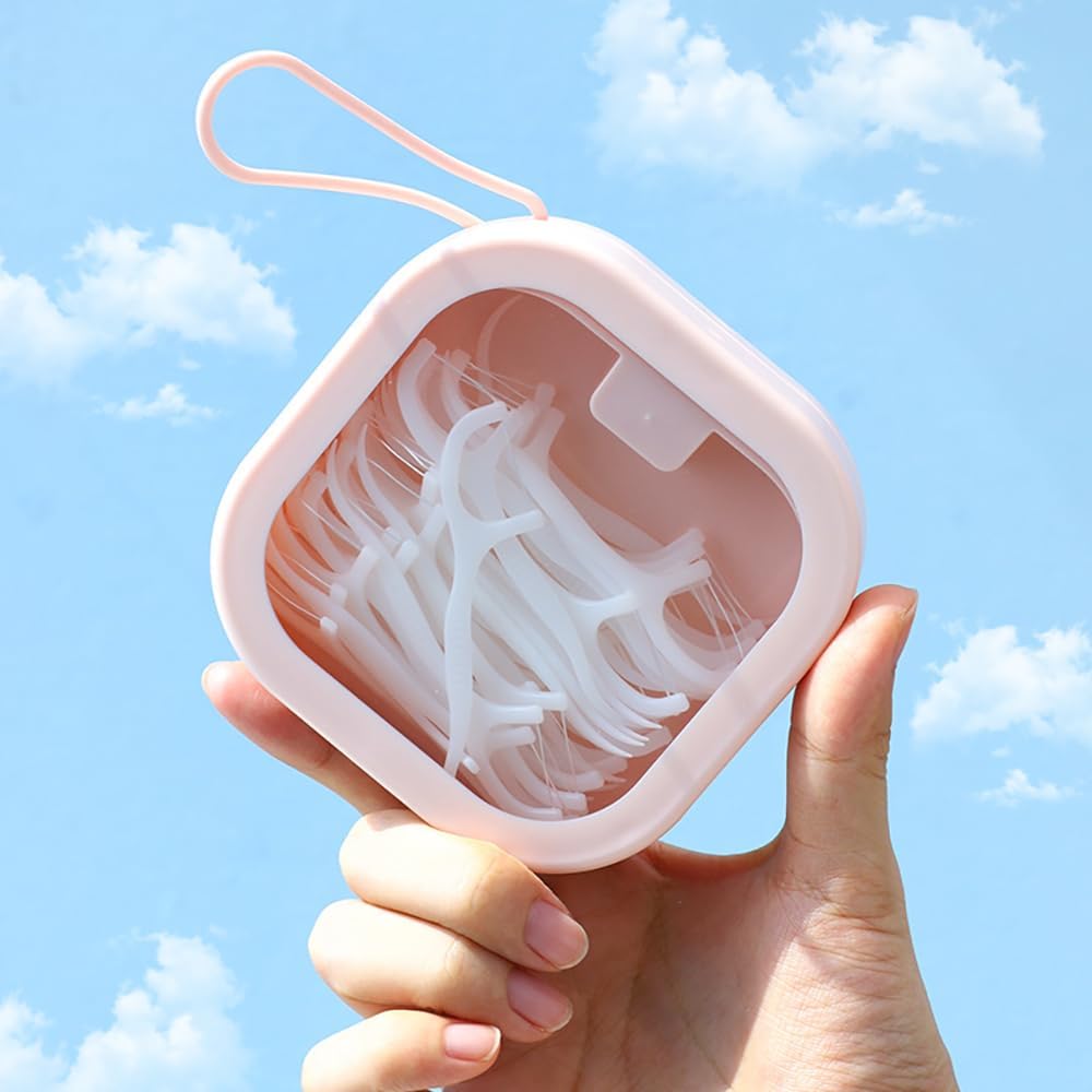 Hsufeng 1 caja organizadora de lazos para el cabello, organizador portátil para ligas para el cabello, organizador de joyas, dispensador de viaje