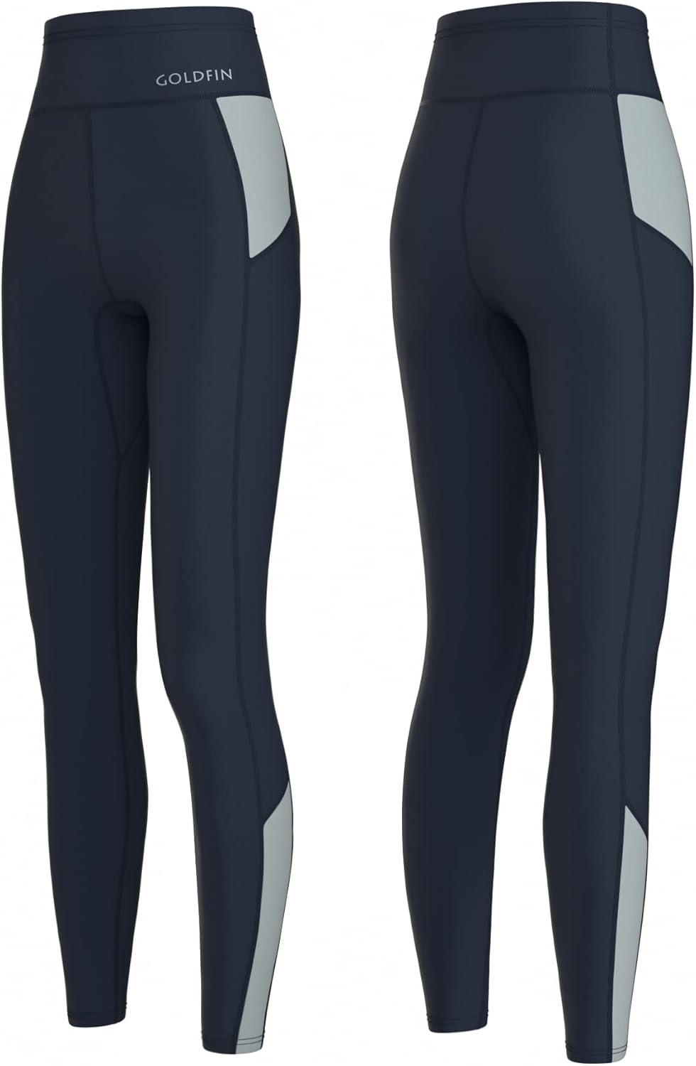 GoldFin Pantalones de neopreno para mujer, pantalones de neopreno de 0.079 pulgadas que mantienen el calor para aeróbicos acuáticos, buceo, surf,