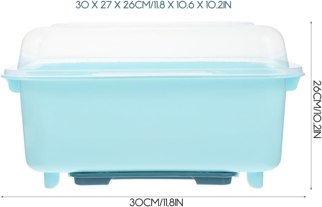 UPKOCH Escurridor de platos, escurridor de platos, cesta de vajilla para platos de cocina, bandeja para tazas, utensilios, cubertería, escurridor de