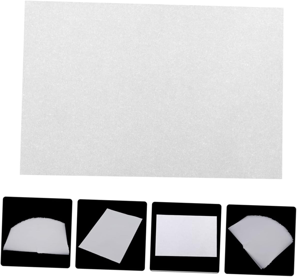 EXCEART Papel de caligrafía china para caligrafía china, papel de caligrafía china, papel de cera, bolsas de papel de grafito, blanco, translúcido,