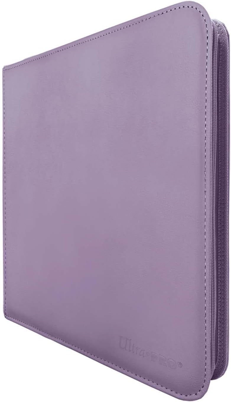 Ultra Pro E-15742 Ultra Pro-12 – Carpeta Pro con cremallera de bolsillo, color morado