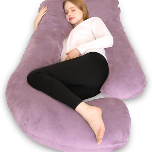Chilling Home Almohadas de embarazo, almohadas de embarazo para dormir en forma de U, almohada de cuerpo completo, almohada de maternidad de 58 Chilling Home Almohadas de embarazo, almohadas de embarazo para dormir en forma de U, almohada de cuerpo completo, almohada de maternidad de 58