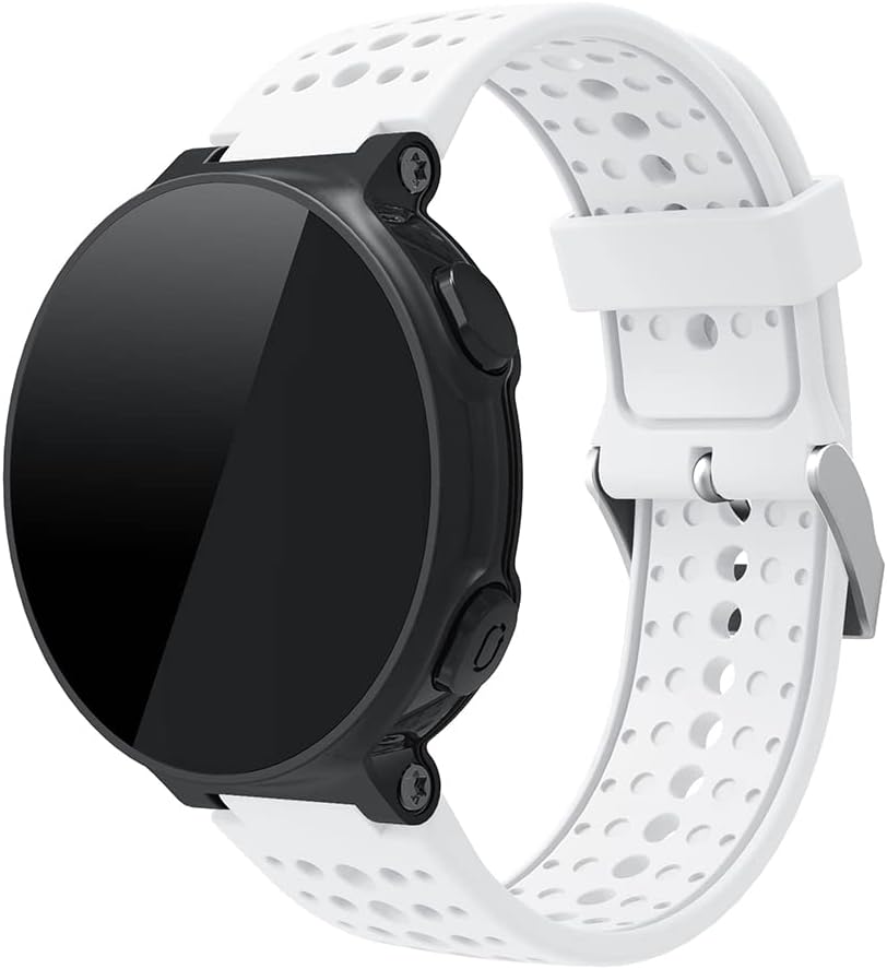 REYDA Correa de silicona compatible con Garmin Forerunner 220230235235 Lite620630735XT, pulsera de silicona suave y transpirable con hebilla de