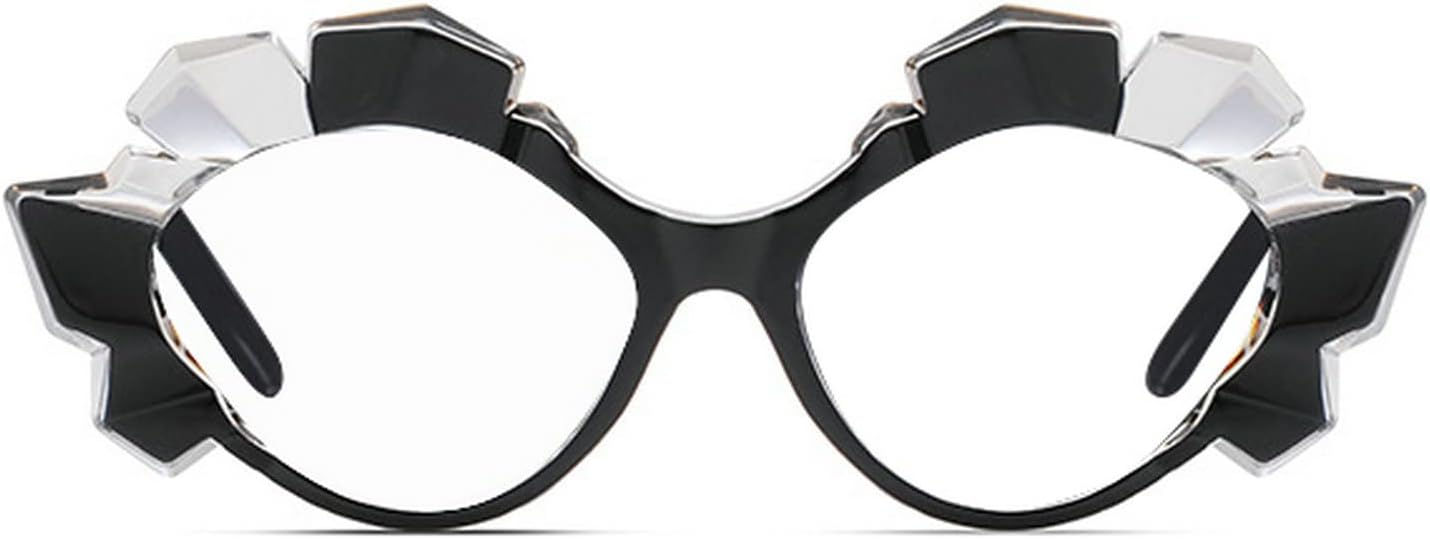 Gafas de lectura vintage de cristal brillante con diamantes de imitación de ojo de gato para mujer, lector de luz azul, novedad con purpurina