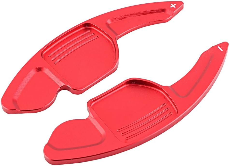 Qiilu Paleta de cambio de palanca de cambios para volante de coche, hoja de extensión para A3 A4L A5 A6L A78 S3567 SQ5 RS36 R8 Q357 (2 piezas)