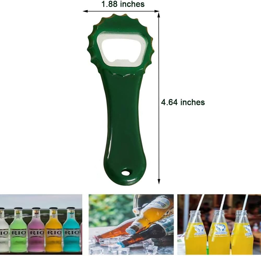 Llavero abrebotellas de cerveza, llavero abrebotellas a granel para hombres y mujeres, llavero multicolor para abrebotellas de cerveza, para bar,
