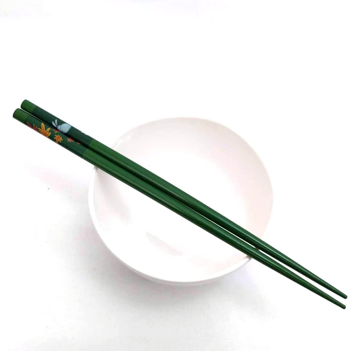 JapanBargain 3644, palillos de bambú reutilizables japoneses chinos coreanos, palillos de madera, palillos para el cabello, 5 pares de regalo, aptos