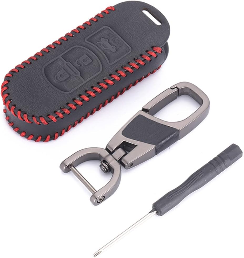 JINXU Funda para llavero MZD, Negro –