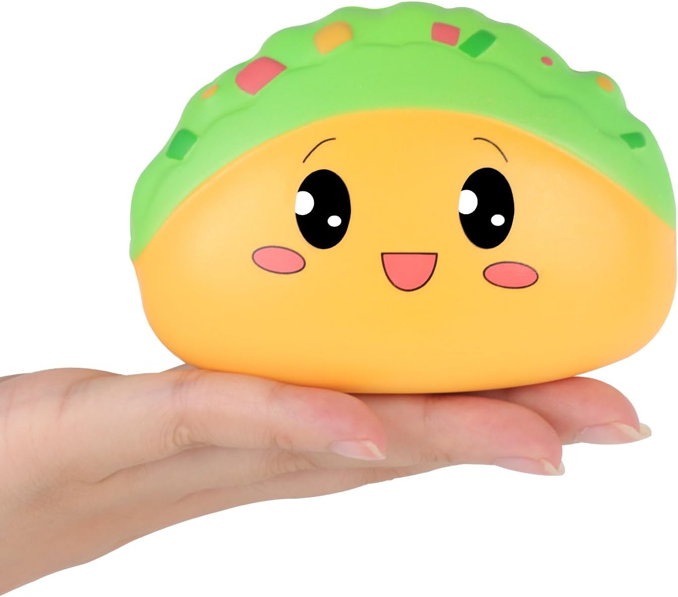 Anboor – Peluche con forma de taco, lento, de levantamiento lento, juguete para niños, suave, forma de tacos mexicanos, perfumados, alivio del
