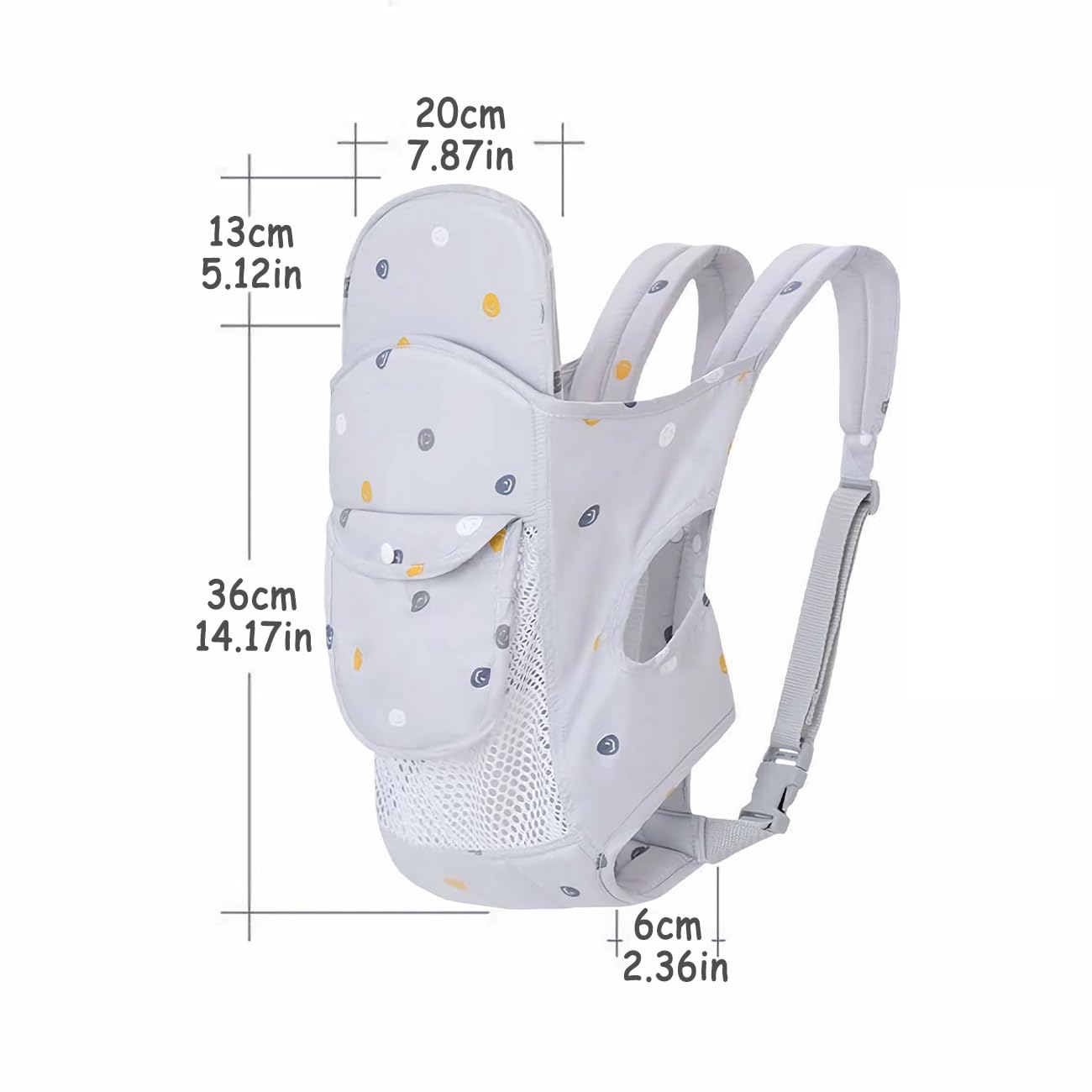 Portabebés para recién nacidos a niños pequeños con bolsillo, portabebés suave para recién nacidos, 4 en 1, portabebés para recién nacidos y