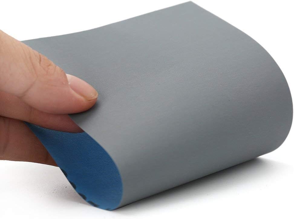 LotFancy Papel de lija de grano 2500, 45 unidades, papel de arena seca húmeda de 9 x 3.6 pulgadas, hoja de lijado de carburo de silicio para metal