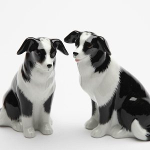 20870 Juego de salero y pimentero de porcelana fina Border Collie, 3-38 pulgadas 20870 Juego de salero y pimentero de porcelana fina Border Collie, 3-38 pulgadas