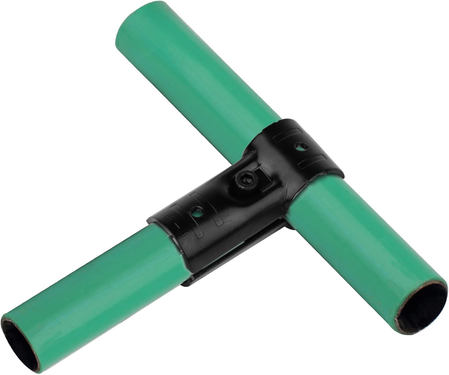 10 juegos de abrazadera de tubo en T de 1.1 pulgadas de diámetro exterior de 1.1 pulgadas (1.102 in), abrazadera de conector de tubo magro,